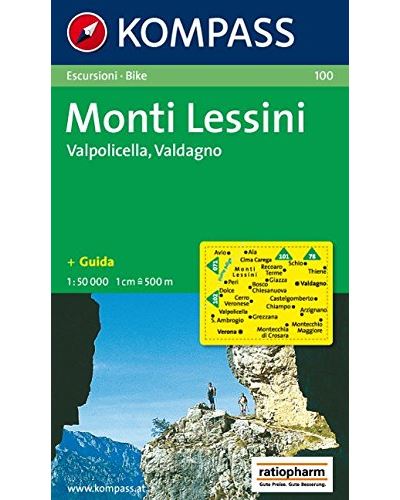 Monti lessini, valpolicella, valdagno 1 : 50 000