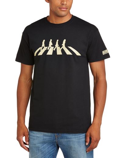 Men s abbey road silhouette/black/men/l/tee shirt