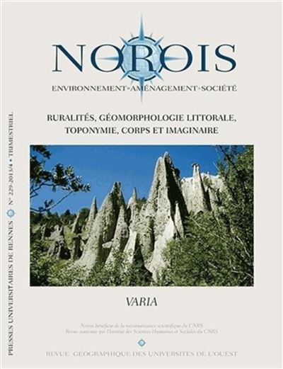 Ruralites geomorphologie littoriale toponnymie corps et imaginaire -  Collectif - broché