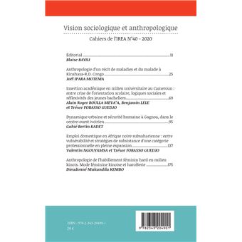 Vision sociologique et anthropologique