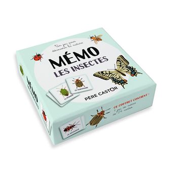 Jeu de Mémo - Les insectes de mon jardin