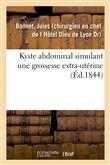 Kyste abdominal simulant une grossesse extra-utérine