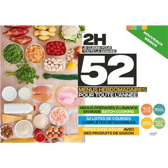 Mémoniak : 52 menus hebdomadaires à completer et aimanter sur le frigo -  Collectif - Editions 365 - Papeterie / Coloriage - Raconte-moi la Terre  (Bron) BRON
