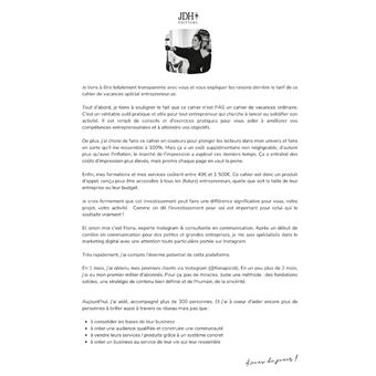 Cahier de vacances spécial entrepreneur.se