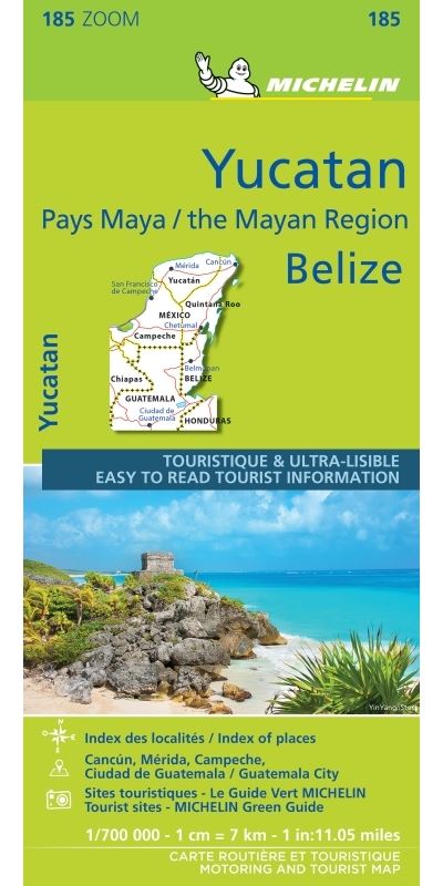 Carte Yucatan Et Pays Maya Michelin Collectif Achat Livre Fnac