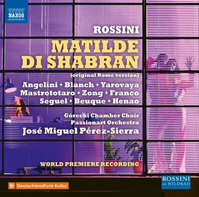 Matilde Di Shabran Ossia Bellezza E Cuor Di Ferro