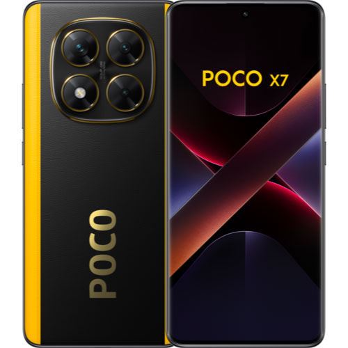 Xiaomi POCO X7 - 5G smartphone - double SIM - RAM 8 Go / Mémoire interne 256 Go - écran OEL - 6.67 - 2712 x 1220 pixels (120 Hz) - 3 x caméras arrière 50 MP, 8 MP, 2 MP - front camera 20 MP - noir