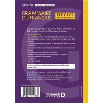 Grevisse Grammaire du français