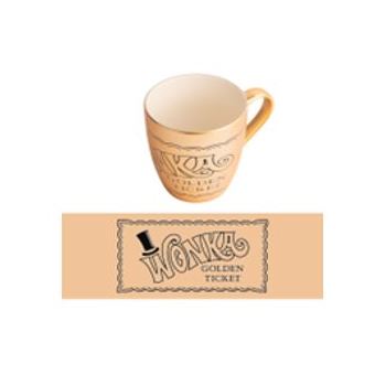 Mug Willy Wonka Golden Ticket