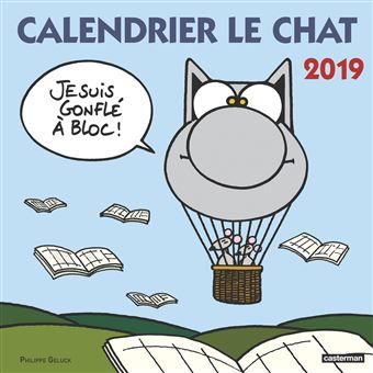 Calendrier Le Chat 2019 - broché - Philippe Geluck, Philippe Geluck