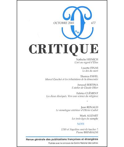 Revue critique 677