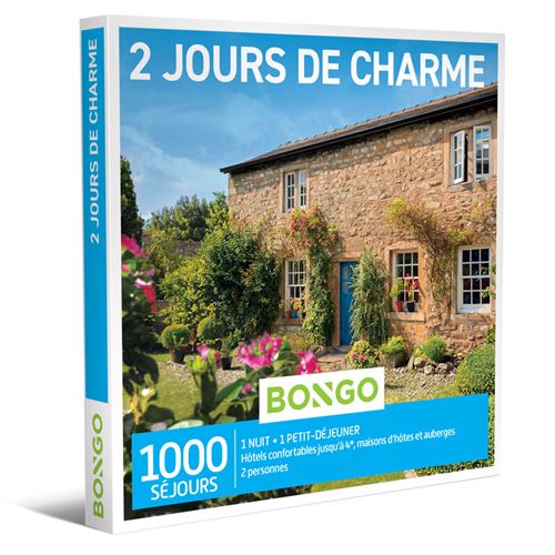 Coffret cadeau BONGO 2 Jours de Charme - FR