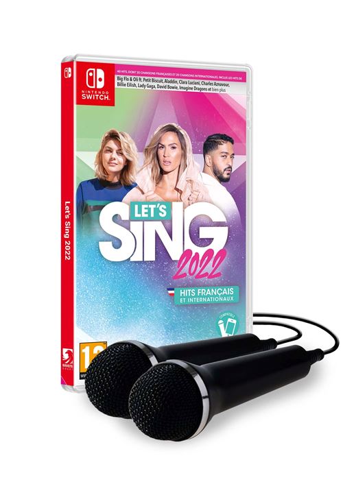 Let's Sing 2023 + 2 Micros - Jeux Switch