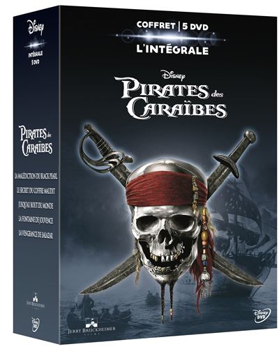 Pirates des Caraïbes L'intégrale DVD