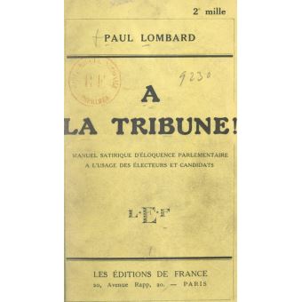 À la Tribune ! - 1