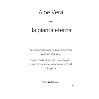 Aloe Vera - la pianta eterna