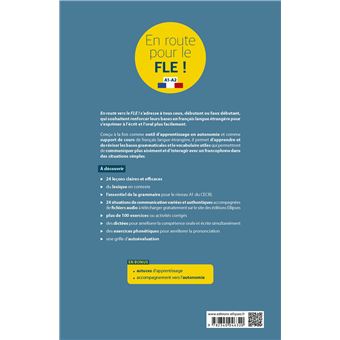 FLE (Français langue étrangère). En route pour le FLE ! Toutes les clés pour communiquer au quotidien en 24 leçons. A1-A2. (Fichiers audio)