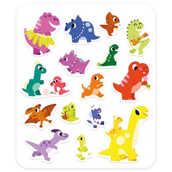 Stickers épais et décors - dinosaures