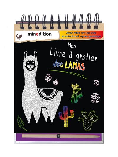 Mon livre à gratter des Lama