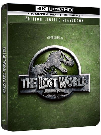 Jurassic Park 2 : Le Monde Perdu Steelbook Blu-ray 4K Ultra HD