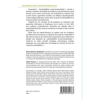 Vulnérabilité(s) environnementale(s)