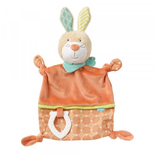 Doudou mouchoir Lapin Babysun Funky Friends