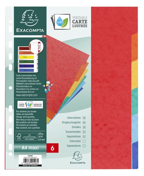 EXACPTA JEU 6 INTERC A4+ NATURE FUTURE