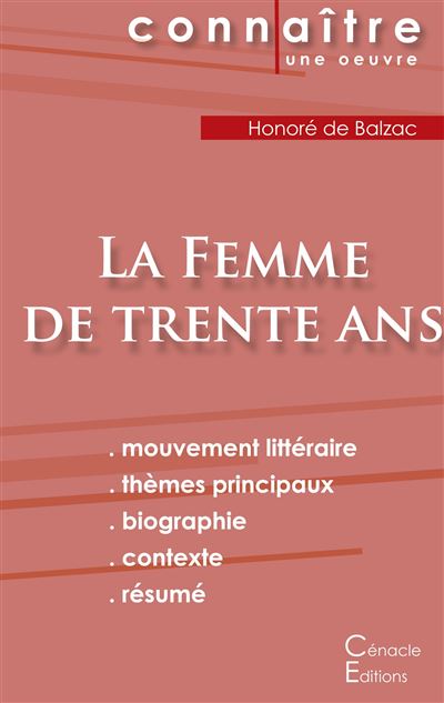 Fiche de lecture la femme de trente ans