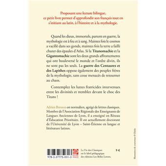 De Bello deorum. La Guerre des dieux