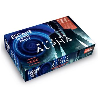 Escape game party Mission Alpha