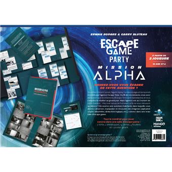 Escape game party Mission Alpha