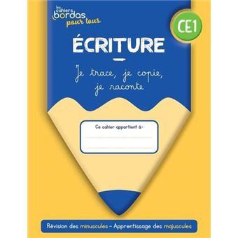 Cahiers Bordas pour tous - Ecriture CE1 - 2022 - Cahier - élève