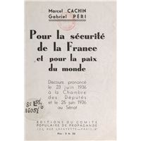Pour la sécurité de la France et pour la paix du monde