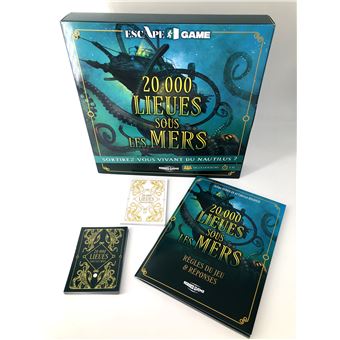 Escape game 20 000 lieues sous les mers