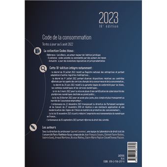 Code de la consommation