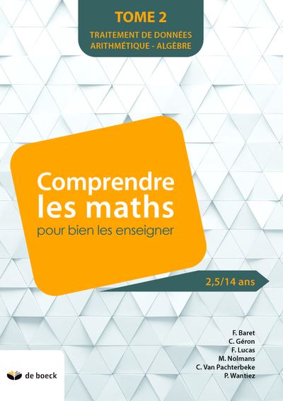 Comprendre Les Maths Pour Bien Les Enseigner Traitement Des Données ...