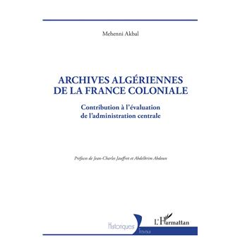 Archives algériennes de la France coloniale