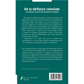 De la défiance coloniale