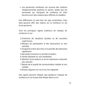 Confiance en soi