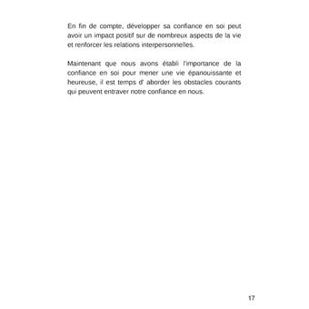 Confiance en soi