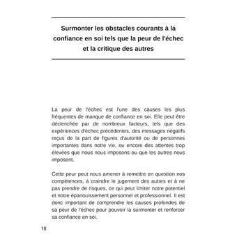 Confiance en soi