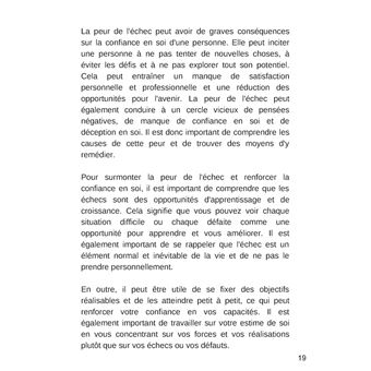 Confiance en soi