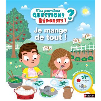 Je mange de tout ! Mes premières quentions ? Réponses !