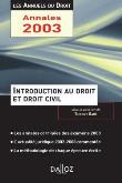Introduction au droit et droit civil