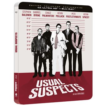 Usual Suspects Steelbook Blu-ray 4K Ultra HD - Bryan Singer - Précommande & date de sortie | fnac