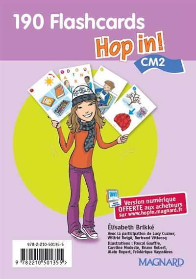 Hop in! Anglais CM2 (2015) - Flashcards Avec flascards papier et ...