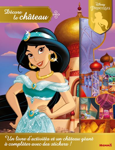 Disney princesses jasmine decore le chateau