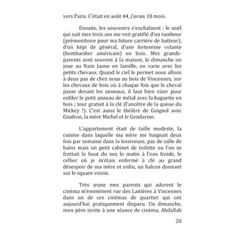 Souvenirs pour l'avenir