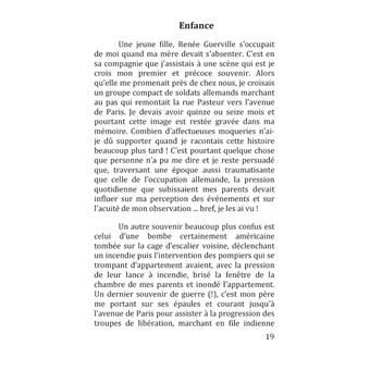 Souvenirs pour l'avenir