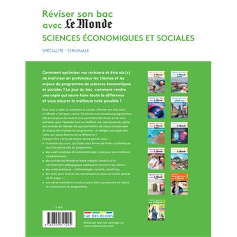 Réviser son bac avec Le Monde spécialité SES